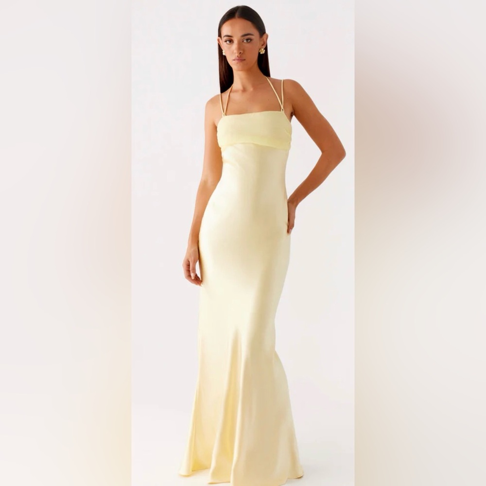 Peppermayo Exclusive - Belize Maxi Dress - Yellow - Size 6